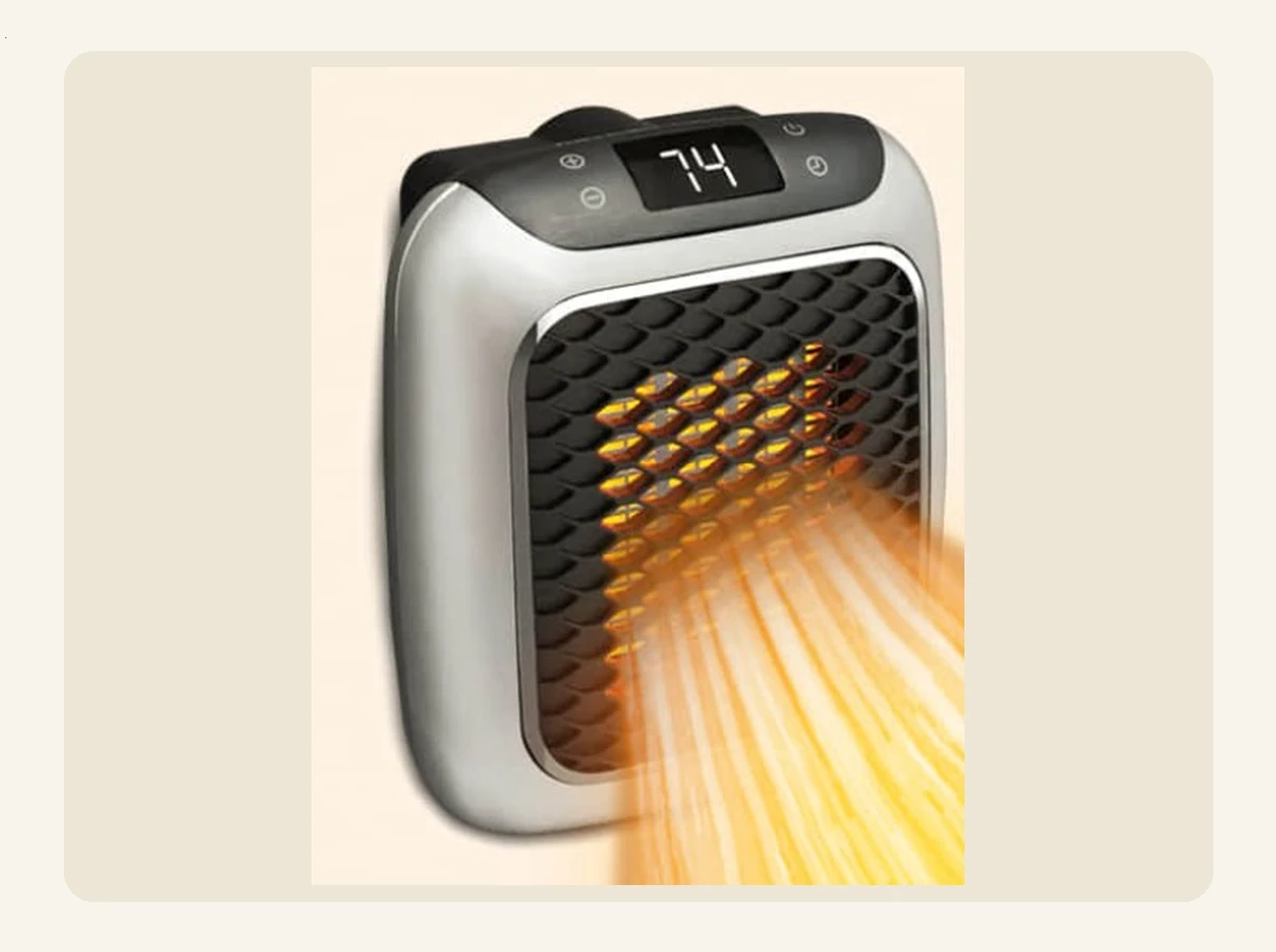 Keilini™ 800W PTC Ceramic Portable Heater Package Contents